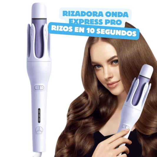 👑 Onda Express Pro  2 en 1 - Rizadora Y Alisadora  Belleza Automática 👑