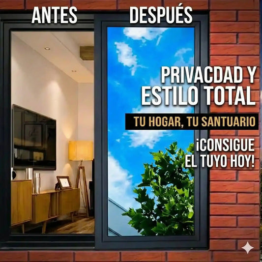 🪞MirrorShield Pro™ (60 x 100cm) Transforma tus vidrios en espejo 🎁Paga 1 Lleva 2